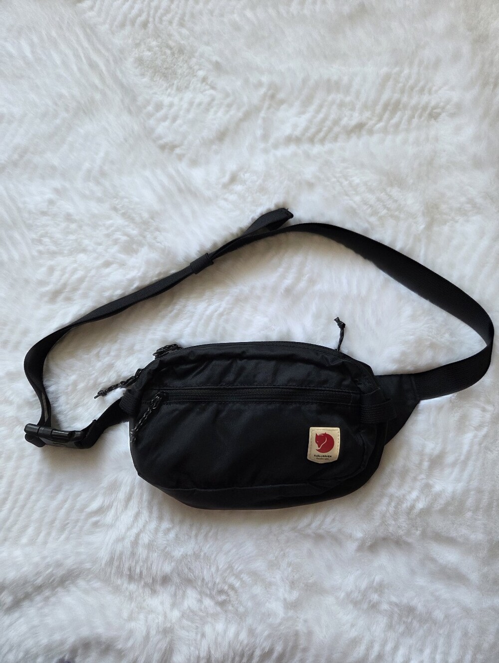 Fjallraven Black Waist Pack Sling Bag